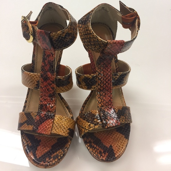 Chinese Laundry Snakeskin Sandals / Heels - Picture 3 of 5