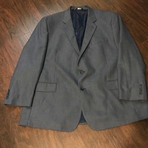 Blue micro check Blazer. Like New - worn once.50R