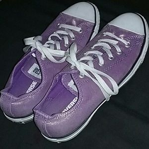 Purple Sparkly Converse