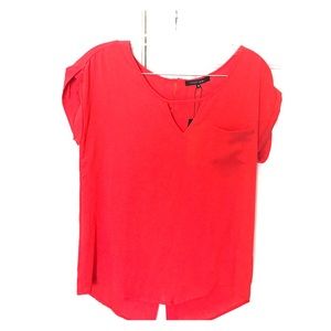 NWT: Papermoon blouse- red. Size small. Tags on!
