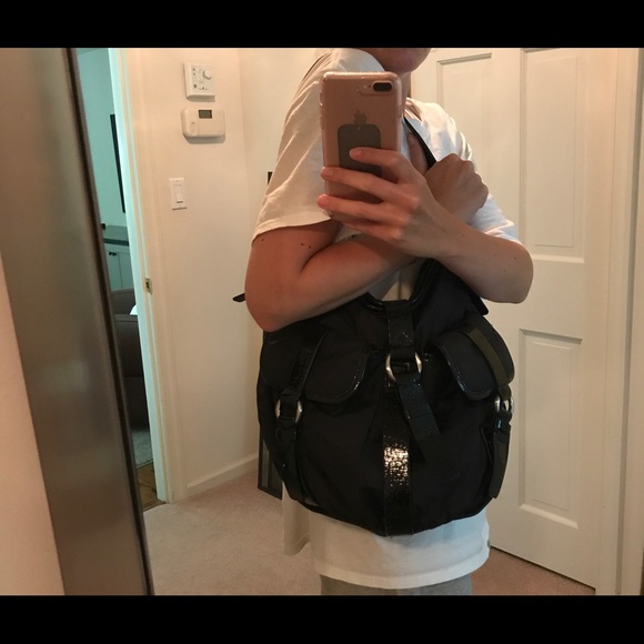 Cole Haan Nylon Patent large bag - Picture 6 of 8