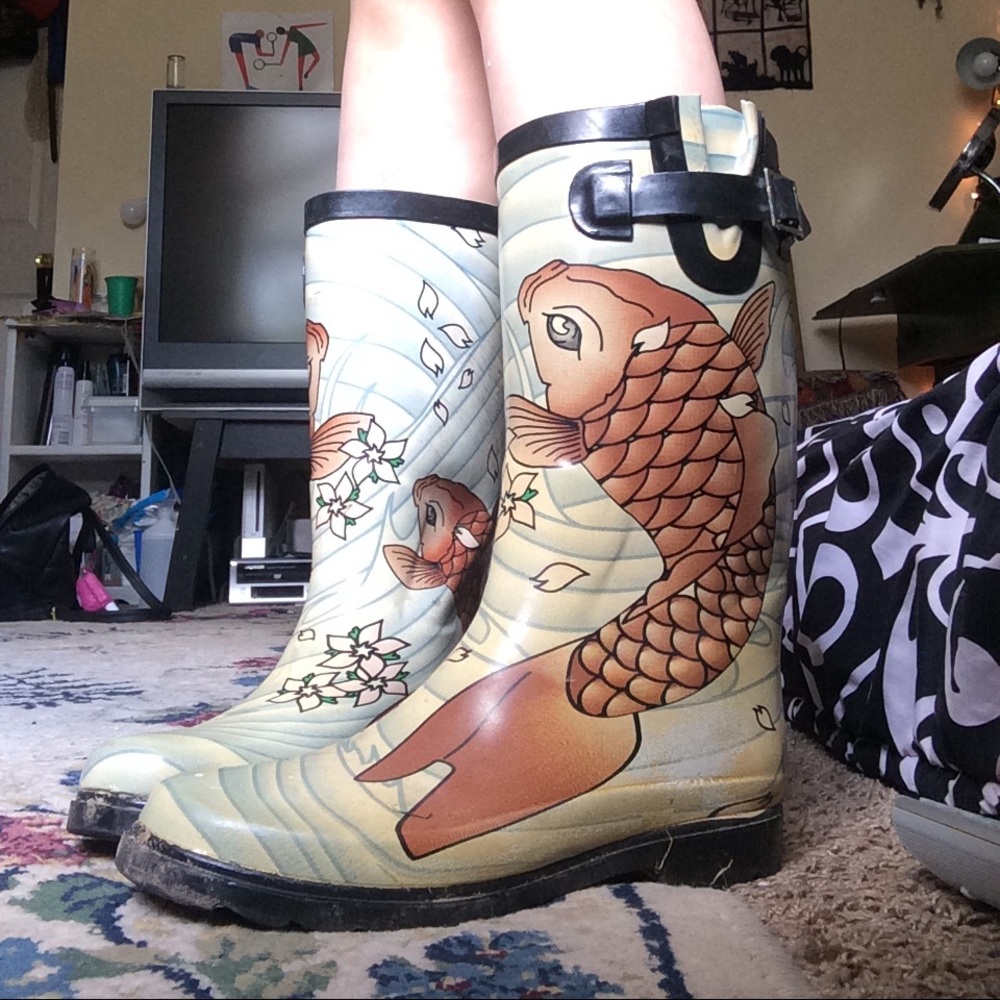 Coy Fish Rain Boots