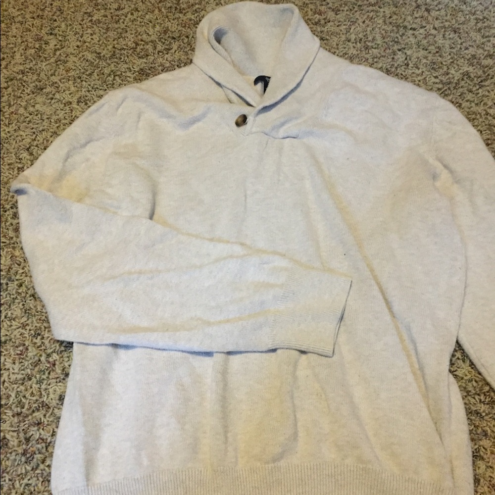 Men's off white cardigan