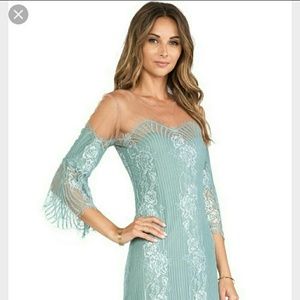 For Love & Lemons Belle Dress in Sage.