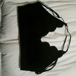 Black bralette, NWT