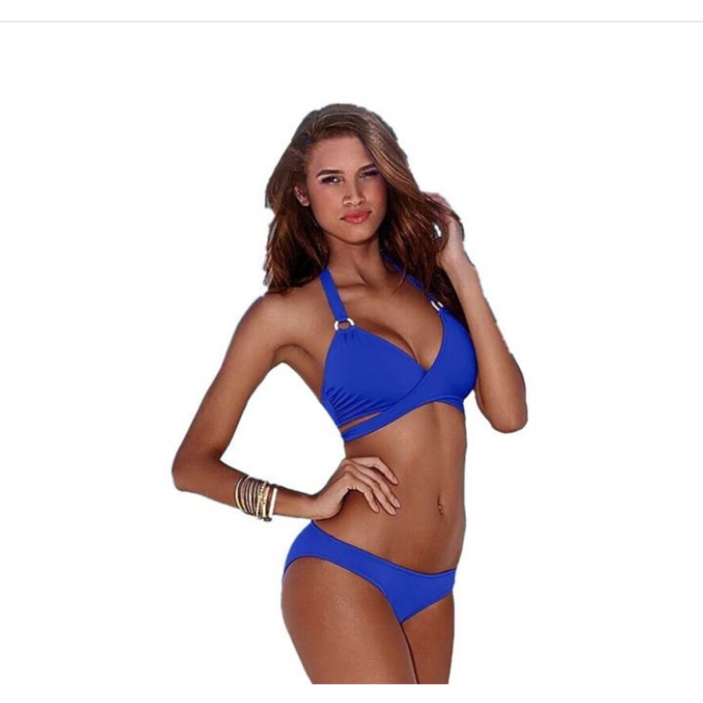 Caribbean Islands Blue Bikini