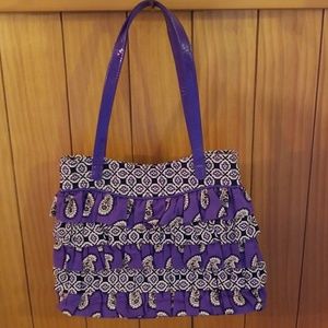 VERA BRADLEY PURPLE PUNCH PURSE