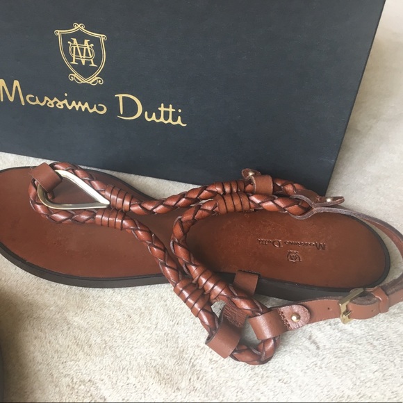 Massimo Dutti 🌼Sandals Leather New - Picture 3 of 4