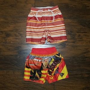 Baby boy swim trucks