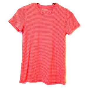 Eddie Bauer Pink Striped T-Shirt