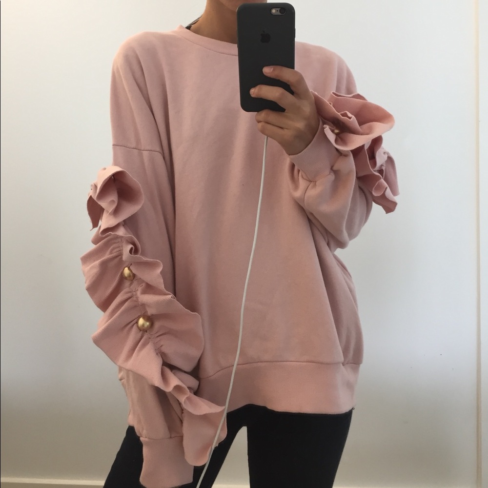 Pink sweatshirt