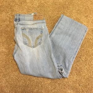Hollister light bootcut jeans
