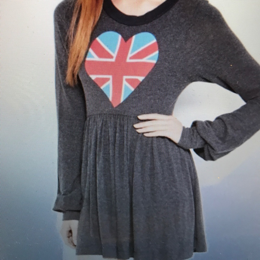 Long sleeve mini dress