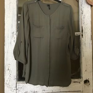 Maurices semi sheer blouse