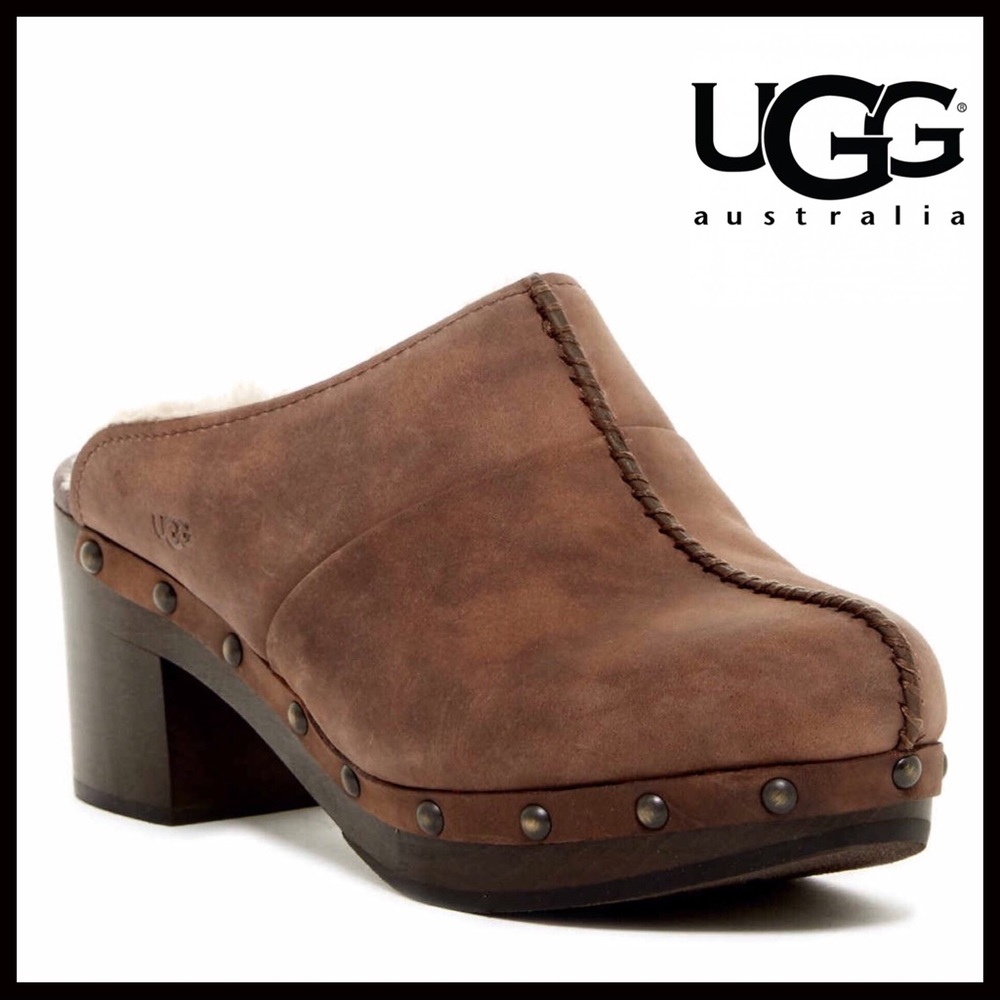 UGG AUSTRALIA LEATHER & SHEARLING Lined - Picture 7 of 7