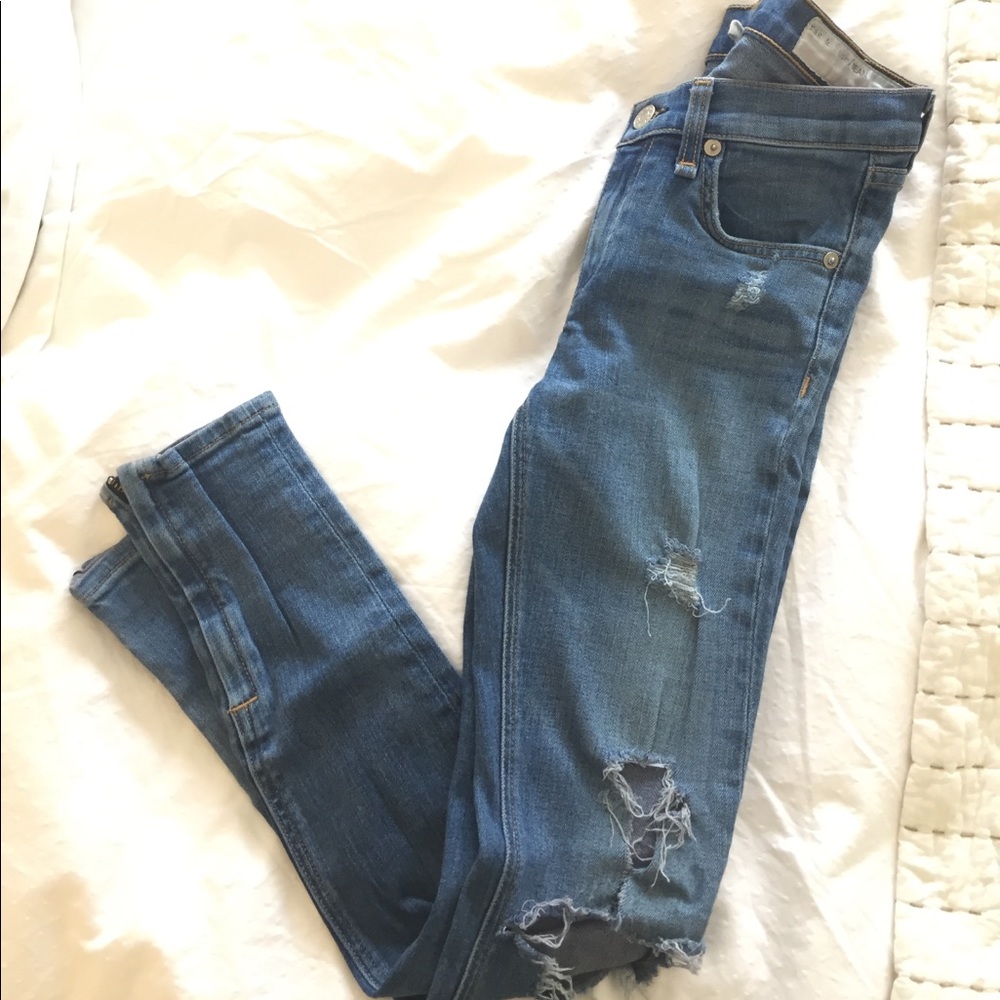 Rag & bone distressed jeans