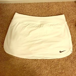 White Nike Tennis Skirt