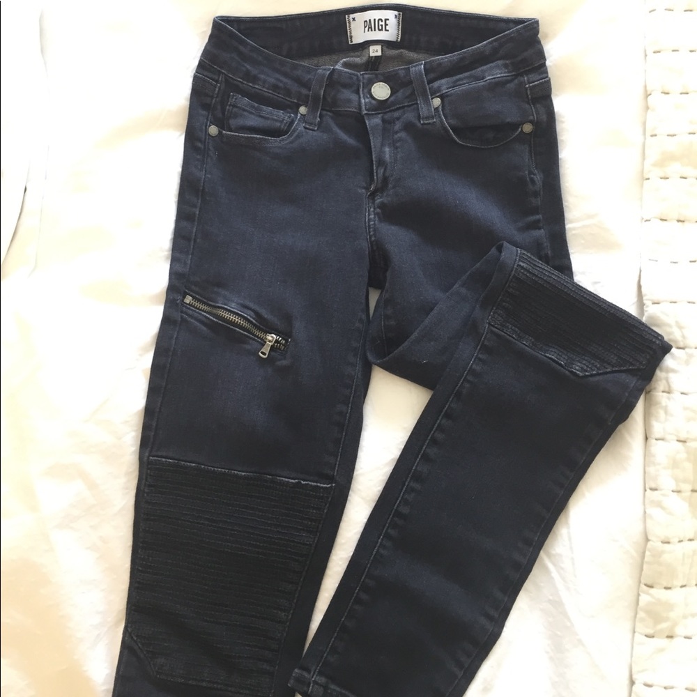 Paige moto jeans