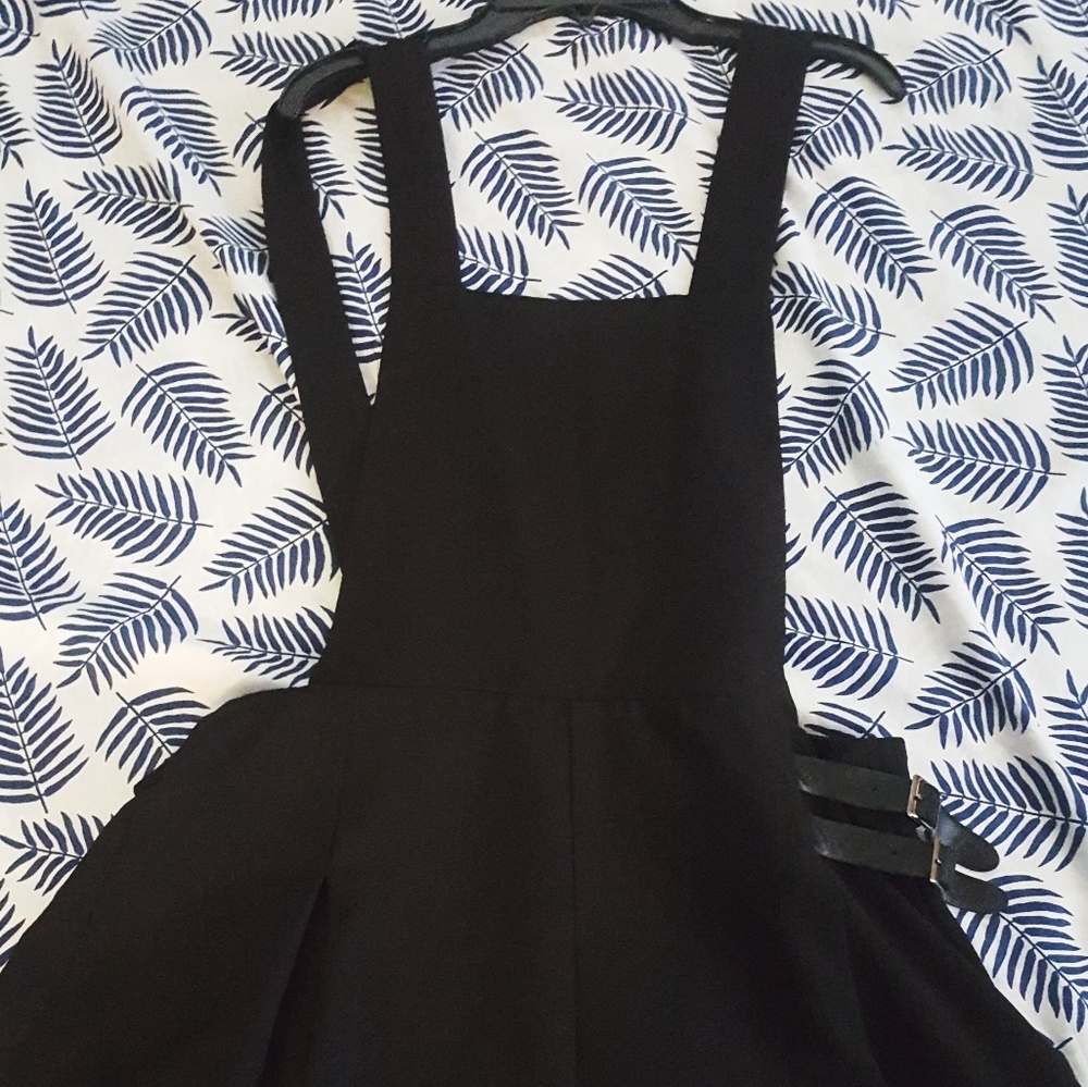 Black Overall Dress