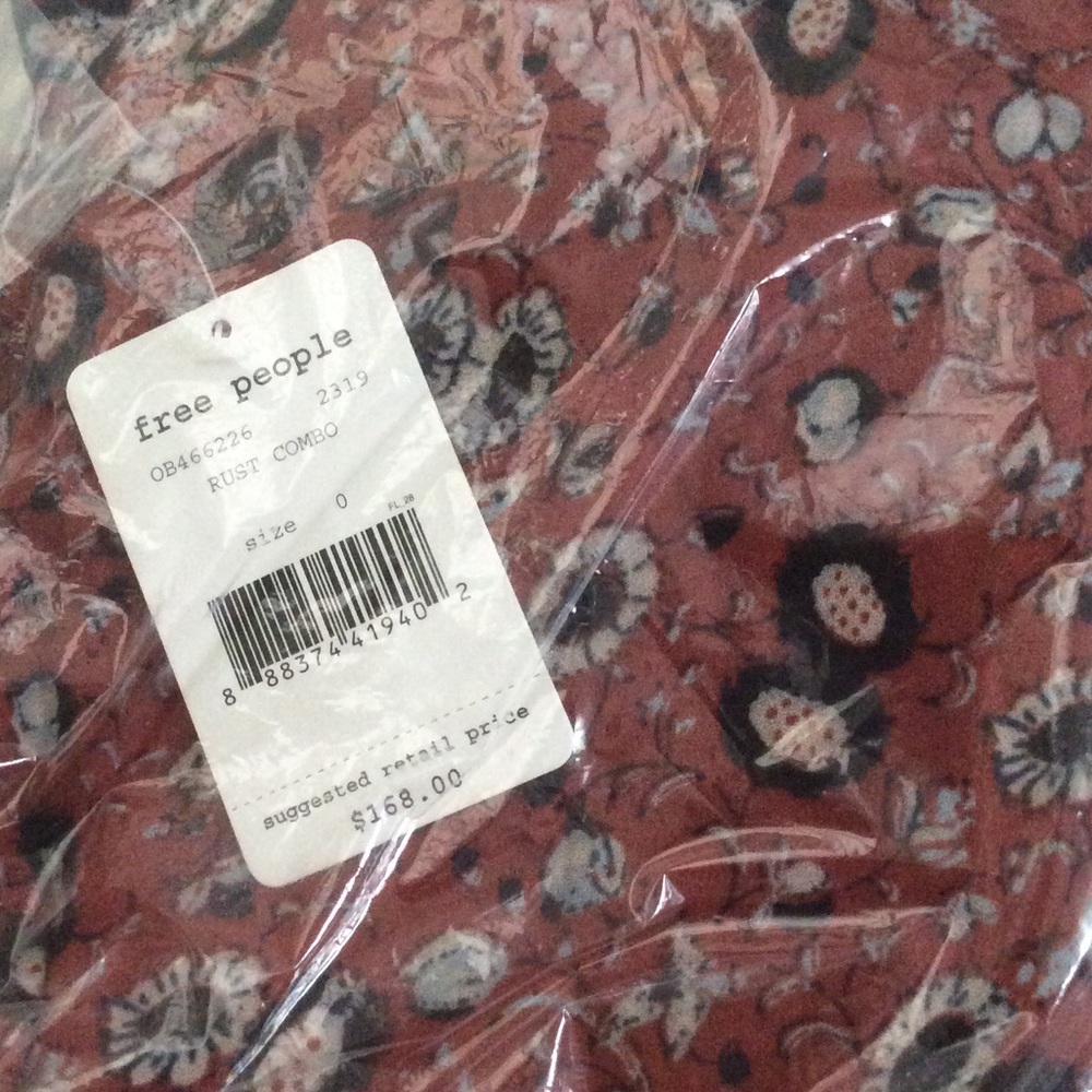 NWT Free People Rust Some Like It Jumpsuit - Picture 6 of 6