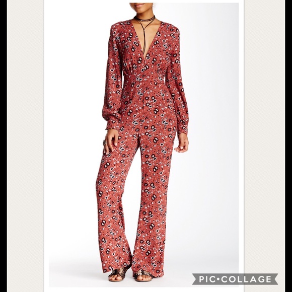 NWT Free People Rust Some Like It Jumpsuit - Picture 3 of 6