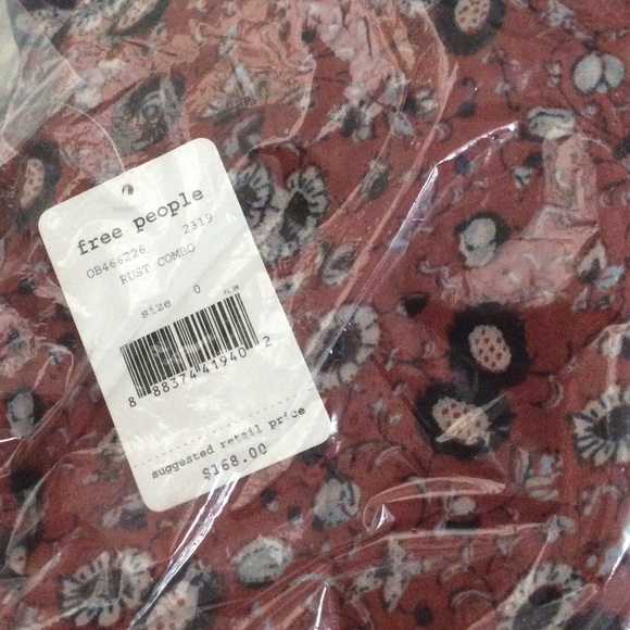 NWT Free People Rust Some Like It Jumpsuit - Picture 6 of 6