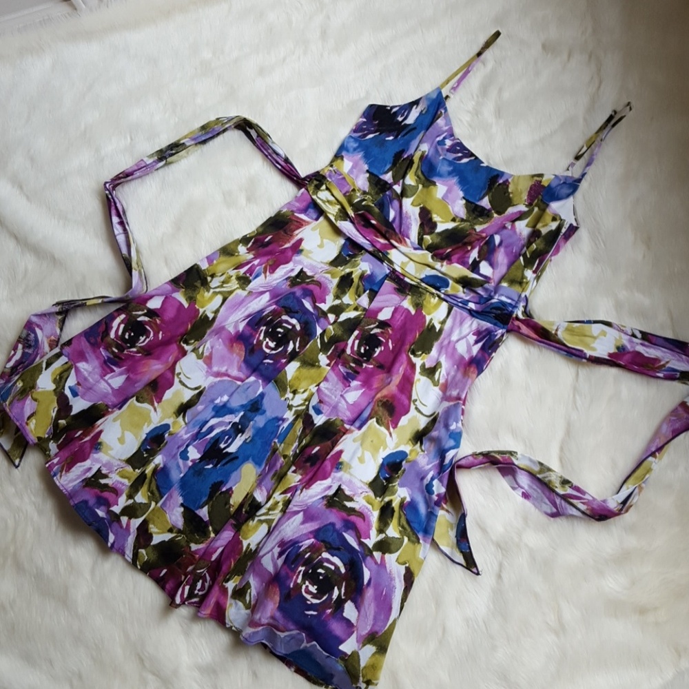 Floral mini dress