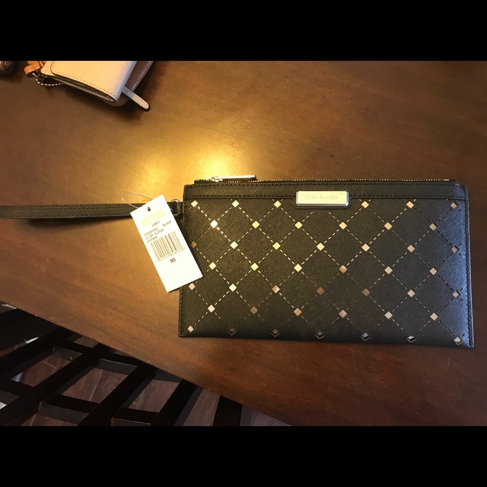 Michael Kors black wristlet - brand new