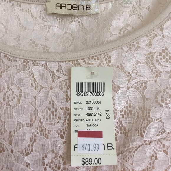 Arden B floral lace print cream colored dress - Picture 3 of 4