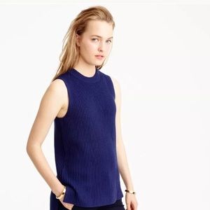 NWT J Crew Sleeveless Tunic Sweater Size M