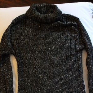 Carabella Black Shimmery Sweater