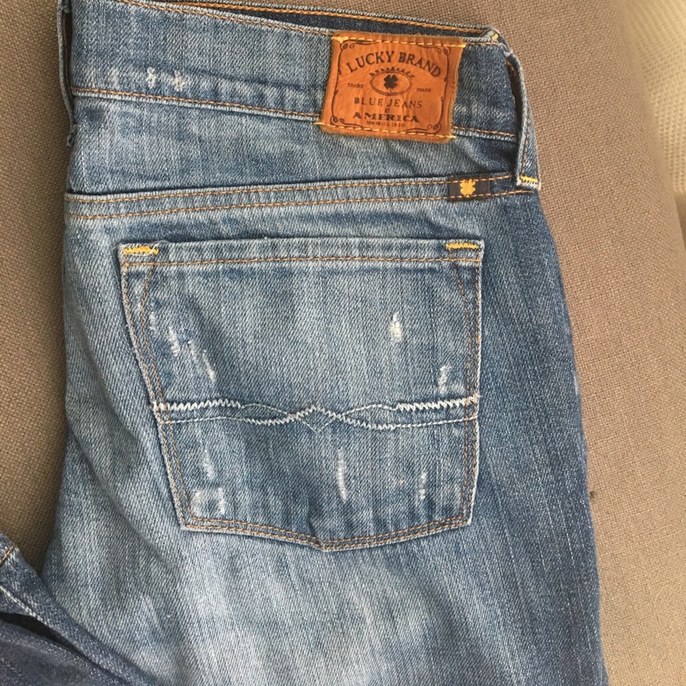 Lucky brand straight leg jeans