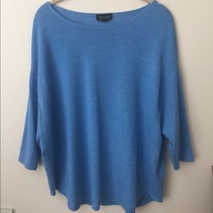 topshop blue light sweater