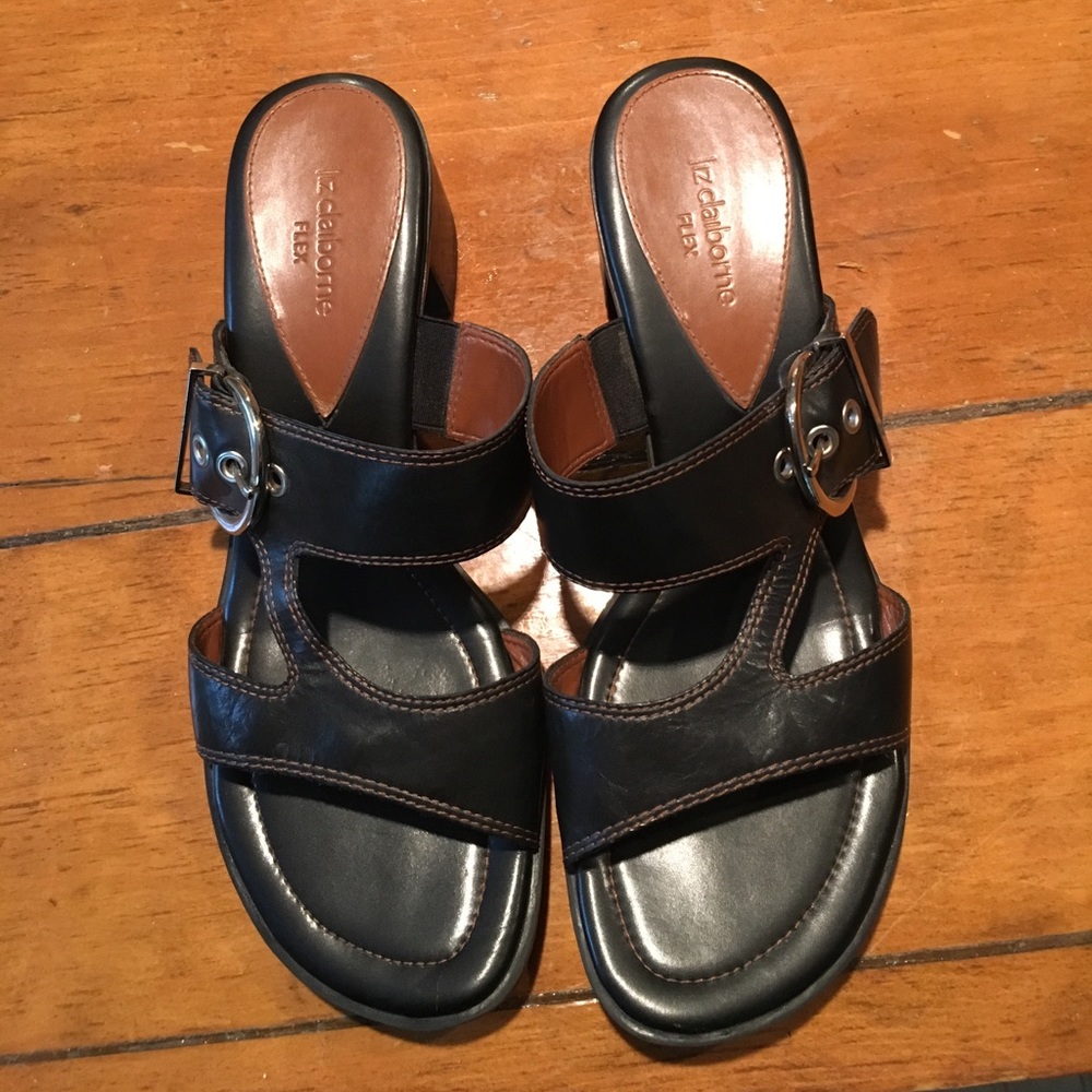 Vintage 90's Leather Liz Claiborne Quake Flex