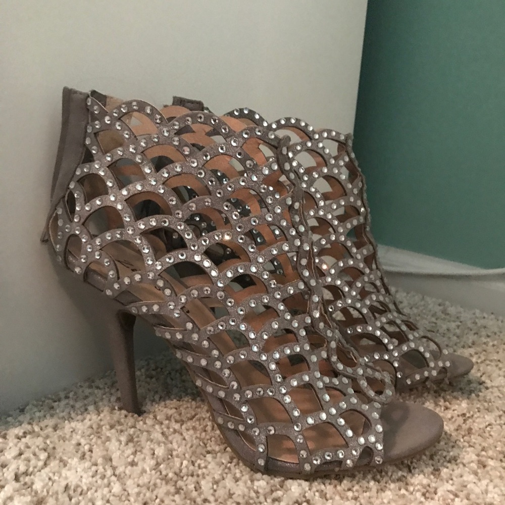 Rhinestone heels