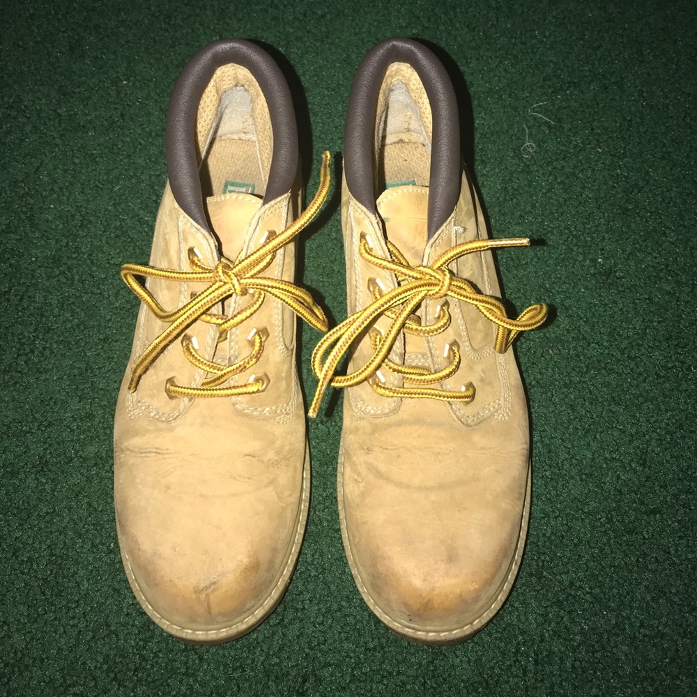 Vintage Basswood Tan work boots