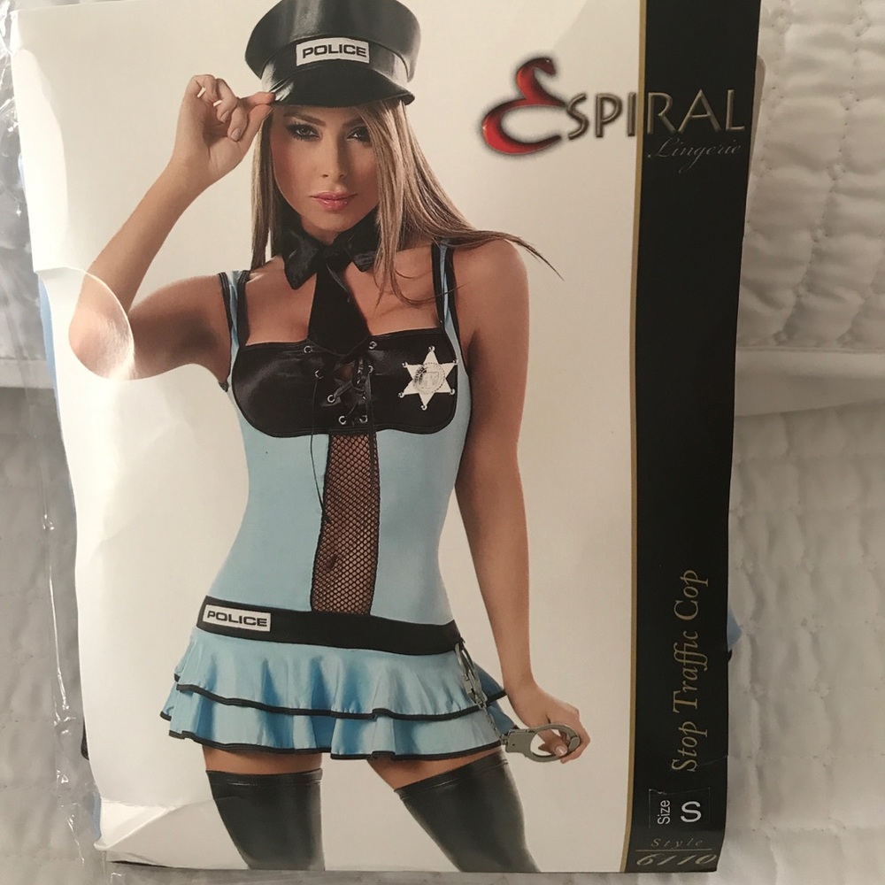 NWT Espiral Role Play Stop Cop Halloween Costume