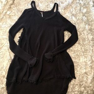 Free people cold shoulder sweater