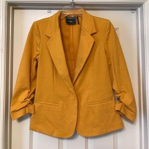 S MUSTARD BLAZER
