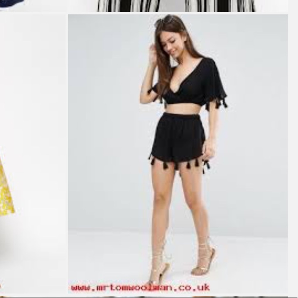 Asos black co ord