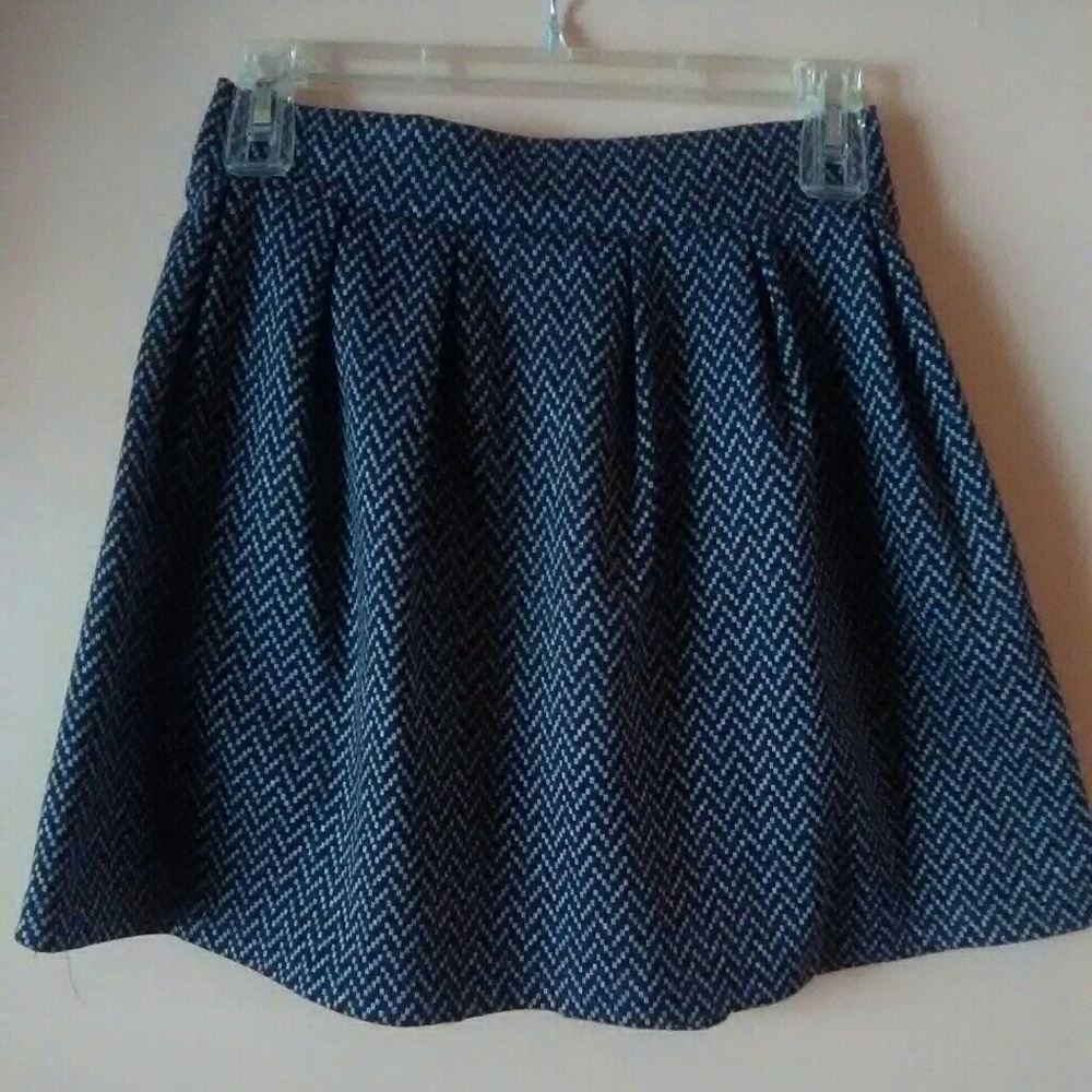 Zig zag circle skirt
