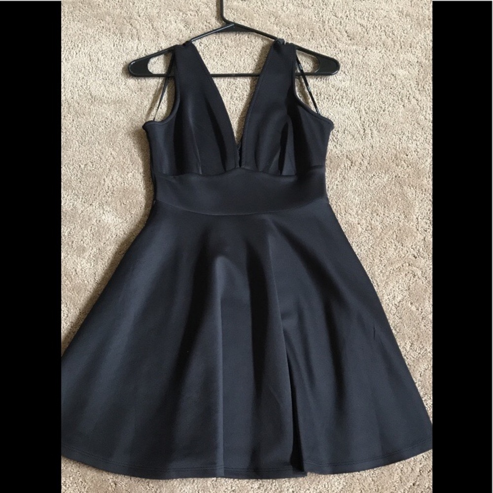 Black cocktail dress