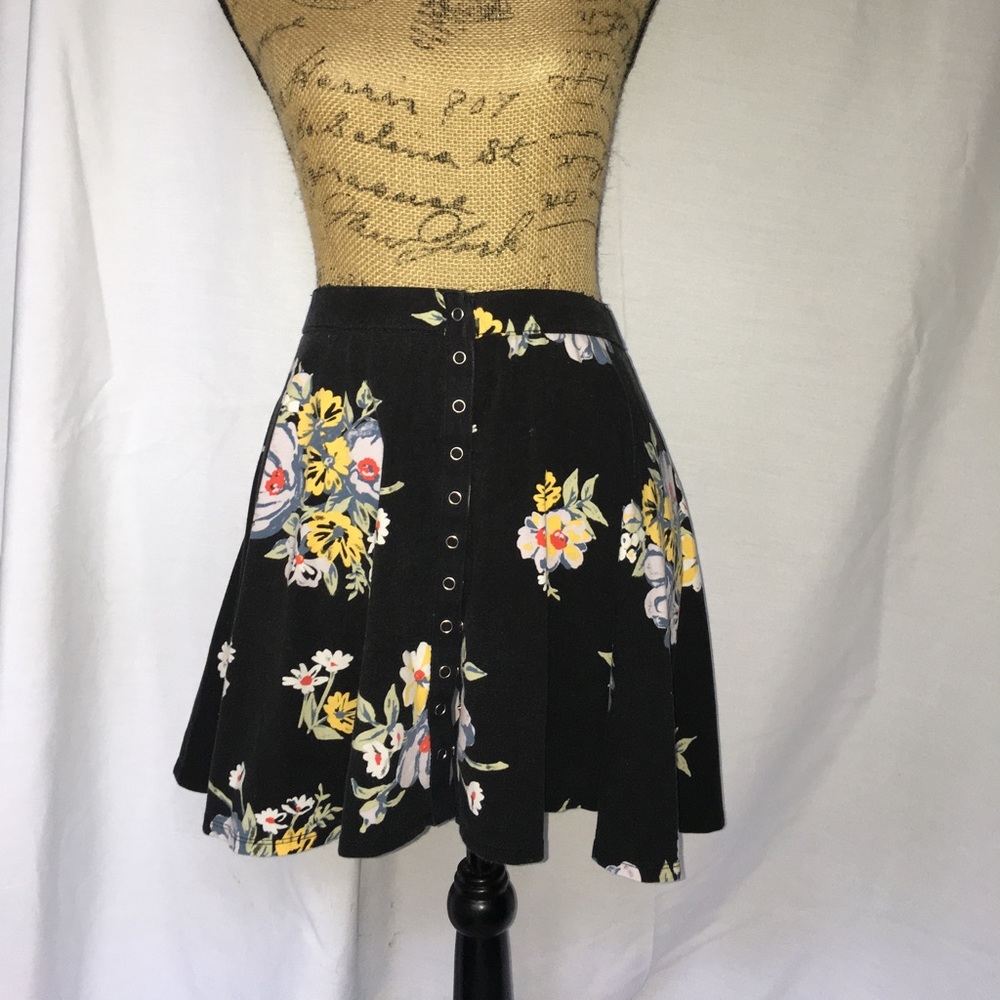 Urban Outfitters Floral Circle Skirt