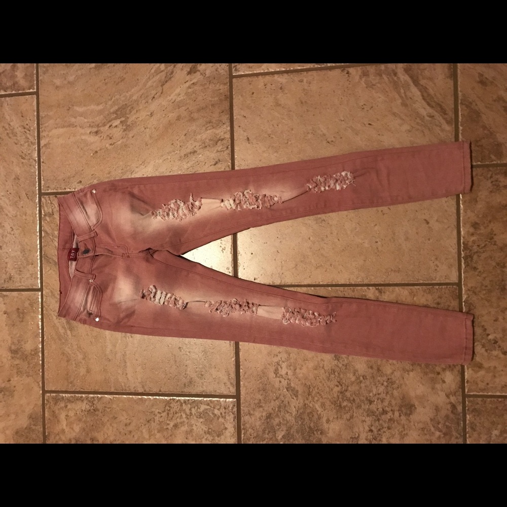 Size 0 blush skinny jeans