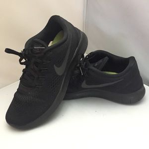 Nike Free RN running sneakers - all black - sz 8