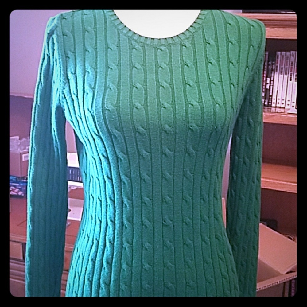 Green sweater