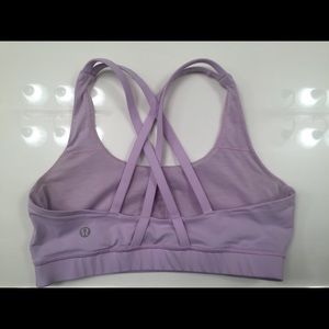 Light purple lulu lemon sports bra