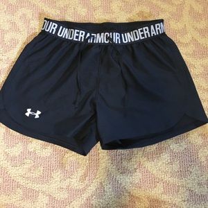 Women's black under armour shorts