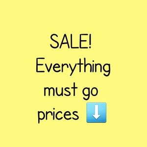 All items on sale! Final price.Hurry, great items!