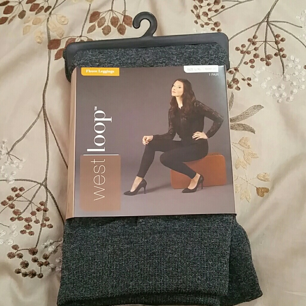 NWT West Loop Heather Grey Leggings - Fleece lined